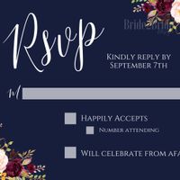 rsvp color opinion! - 2