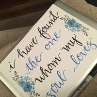 Framed on our sweetheart table