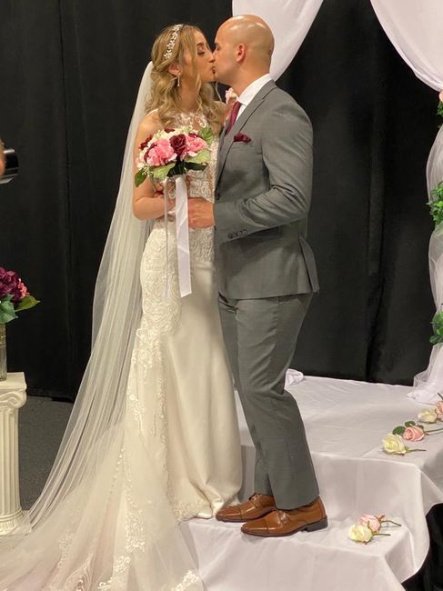 i got married! Reception to follow in August 2
