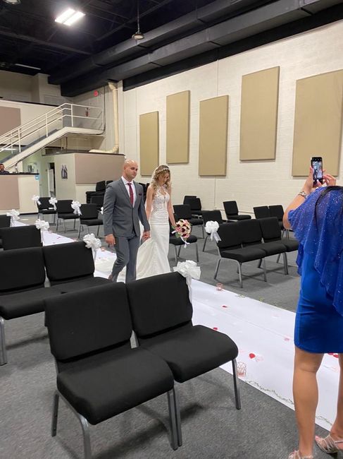 i got married! Reception to follow in August 5