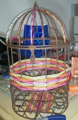 Wedding card cage.