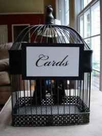 Wedding card cage.