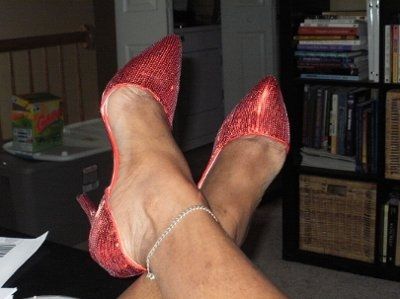 DIY Glitter Heels