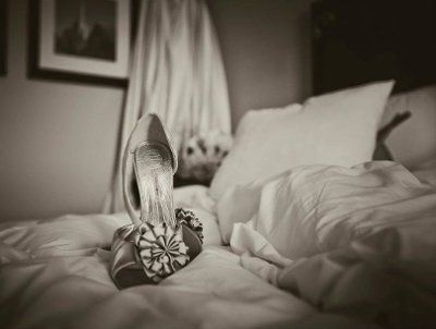Take A Peek At My Bridal Shoe. (PIC)