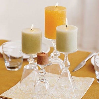 Centerpieces and guestbook scrapbooks :)