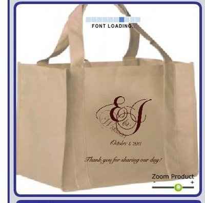 Would you use a re-useable grocery bag as a favor? *pic*  - UPDATE