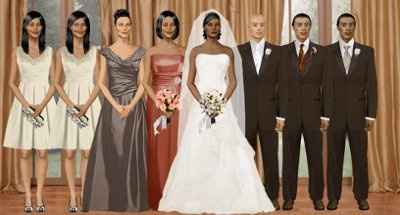 Dressing the wedding party - Need a vote and suggestions