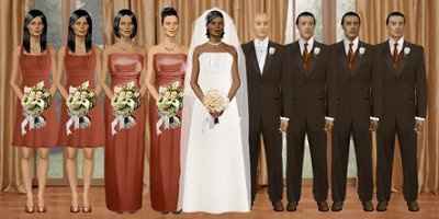 Dressing the wedding party - Need a vote and suggestions