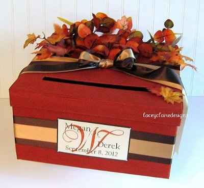 fall wedding card box... any ideas?