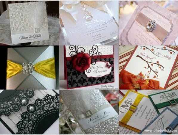 DIY wedding invitations