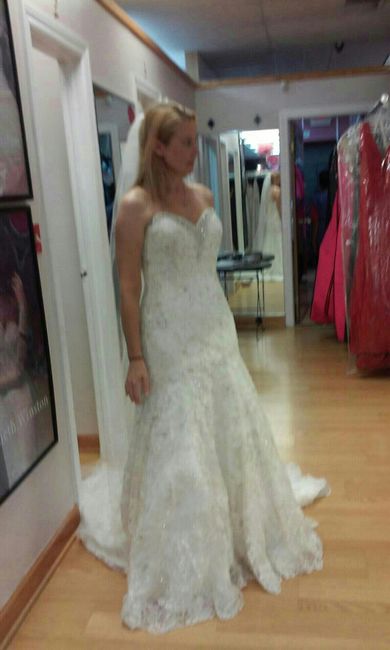 Let me see what you're wearing on your wedding day