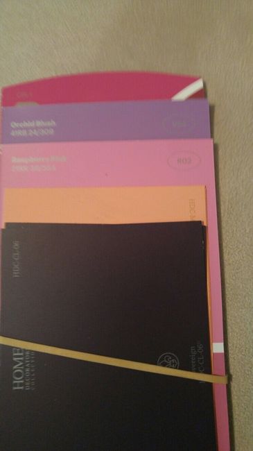 Wedding colors? I'll tell mine if you tell yours.