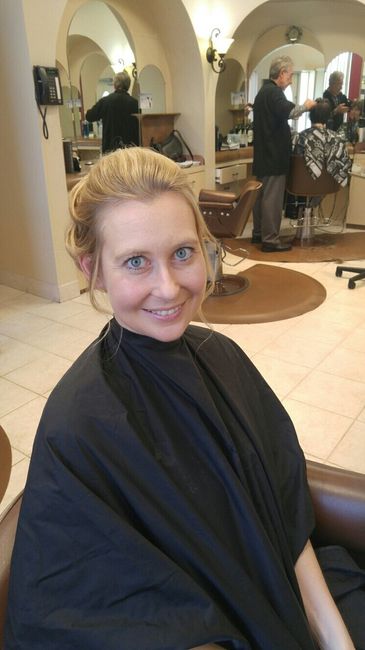 Fourth hair trial and I think we got it this time!!