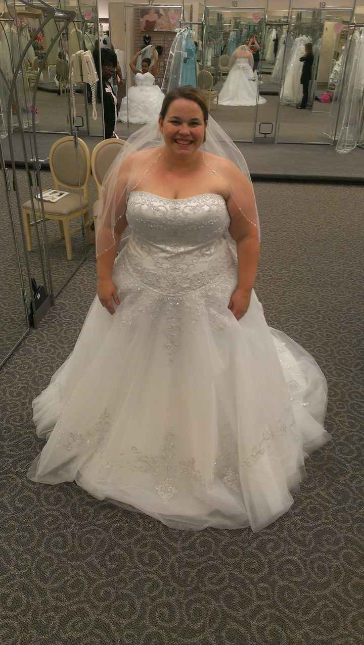 Went looking at dresses today -update with a pic