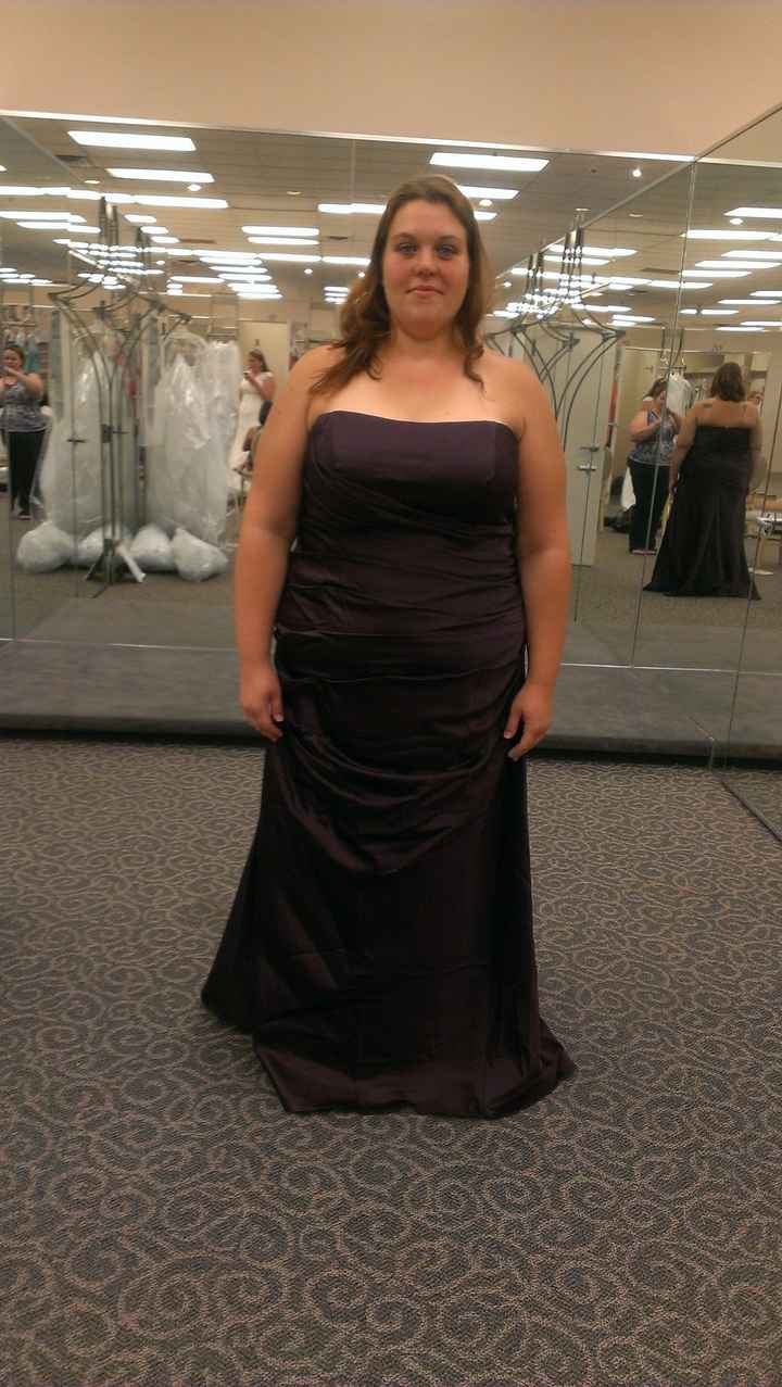All my bridesmaid gowns....