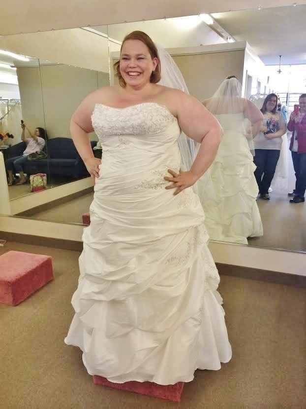 I rang the Bell and Said yes to the dress!! Lets see some of your dresses!!