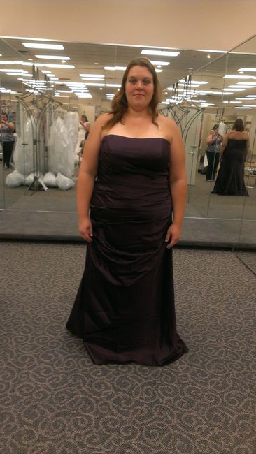 Went looking at dresses today -update with a pic