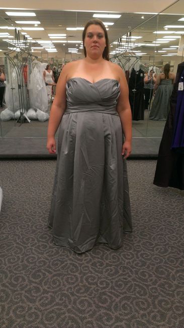 All my bridesmaid gowns....