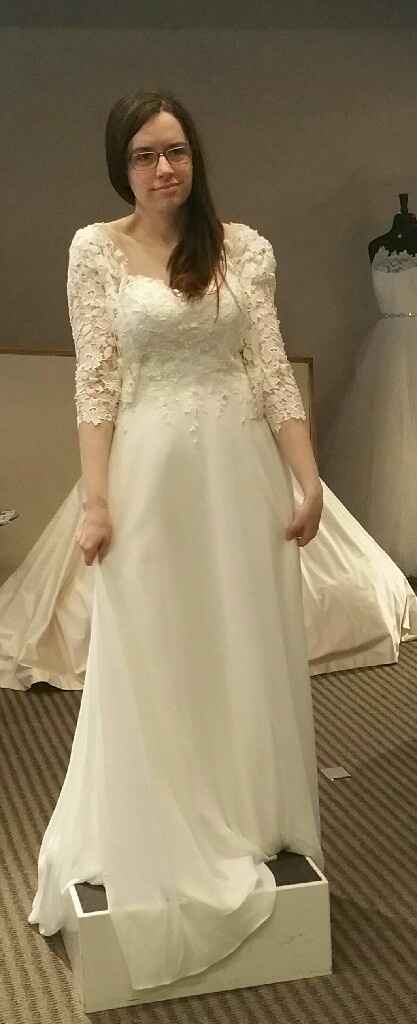 The tale of the three and a half wedding dresses - 1