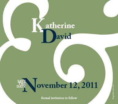 Save the Date (picture) & Monogram Font