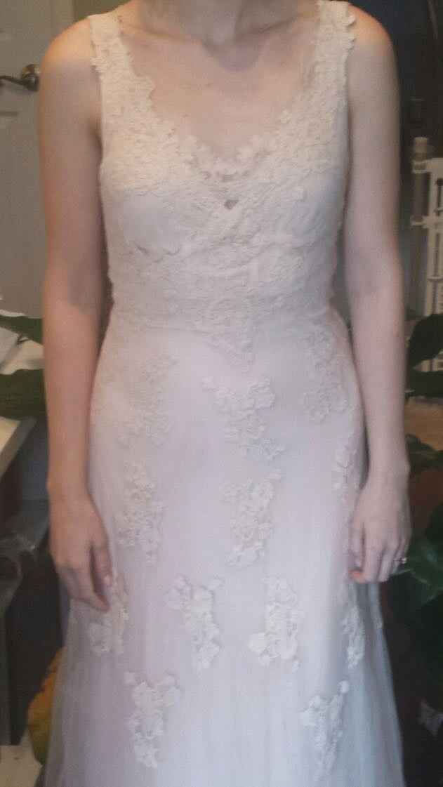 Does my dress look homemade?