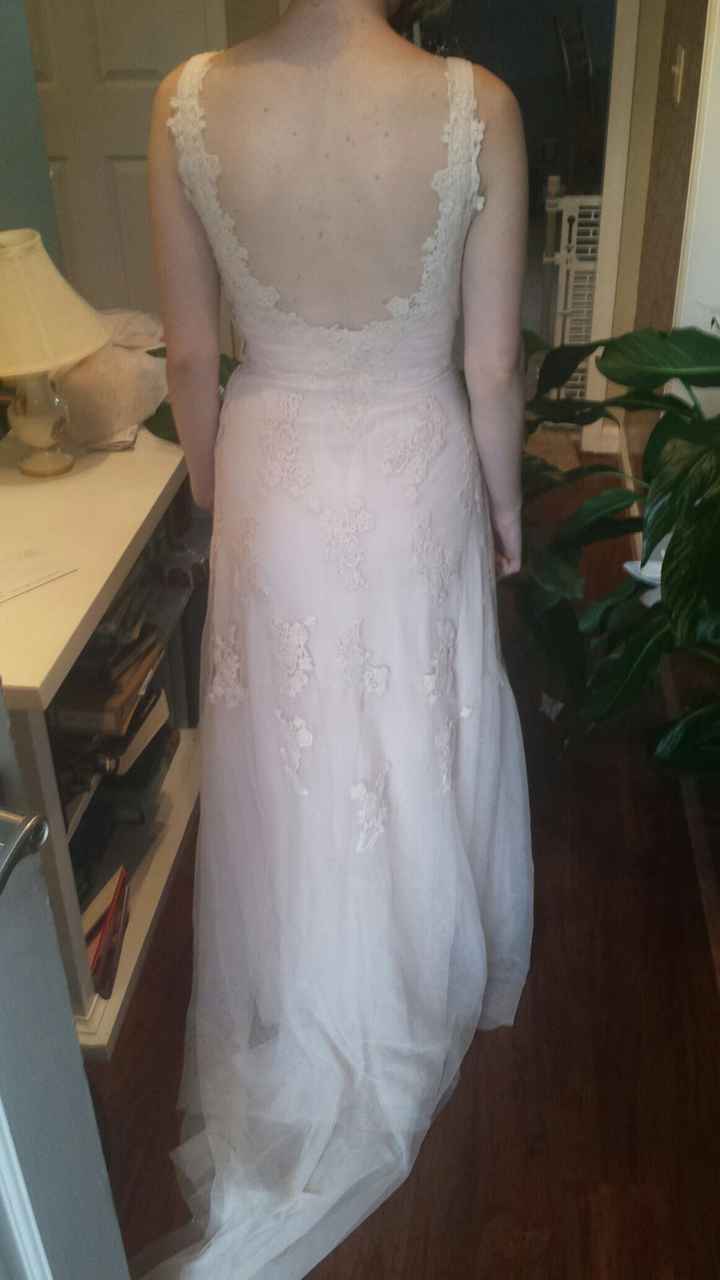 Does my dress look homemade?