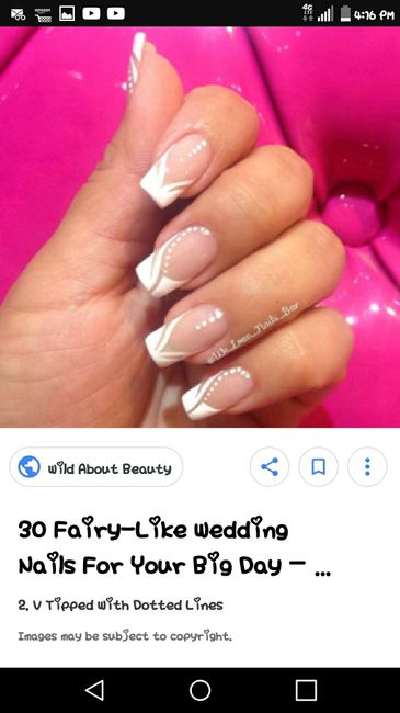 Nail treatment for the big day - 2