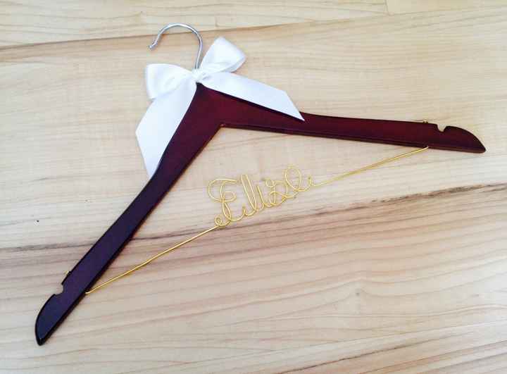 Custom hangers. cute or tacky?