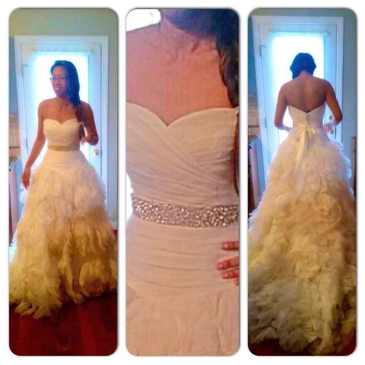 Surprised with a custom bridal sash!