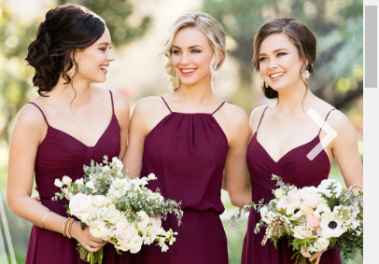burgundy dresses