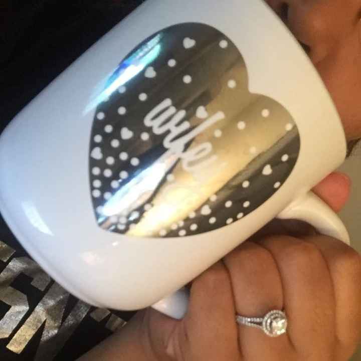 Shameless Mug/Engagement Ring Pics!