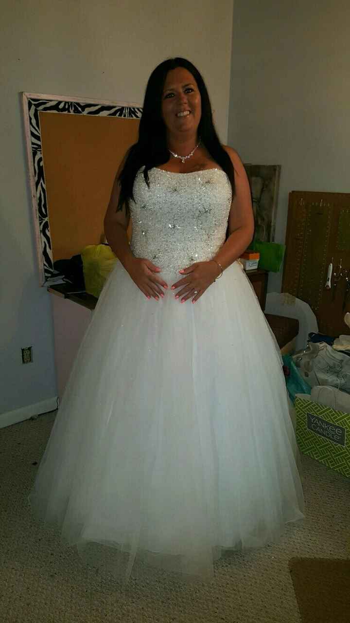 Final dress fitting is completed. ...Yaay