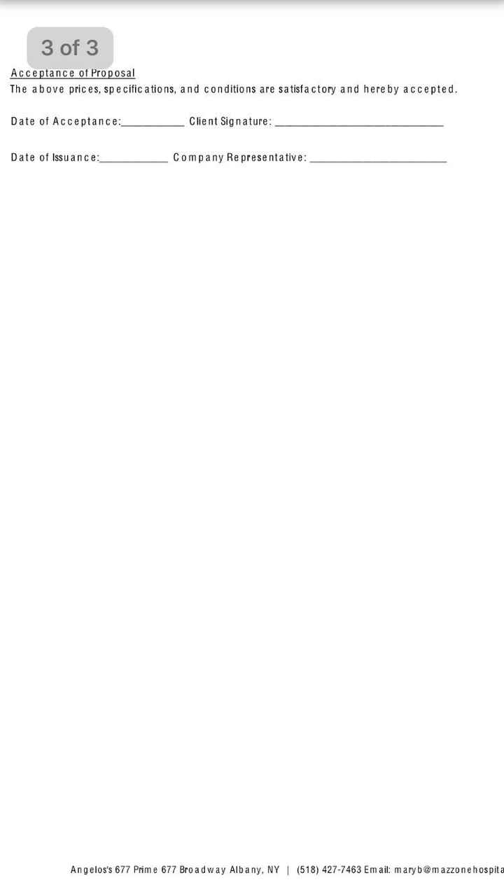 Can venue change pricing?