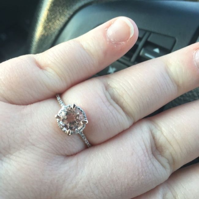 Tried to revive an old thread, but it wouldn't post...so Show me your nontraditional engagement ring