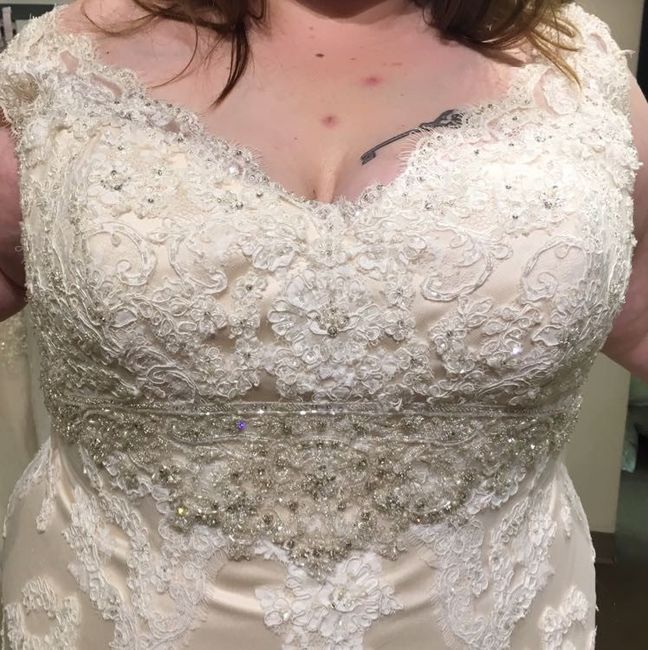 Year and a half out! Also dress debate