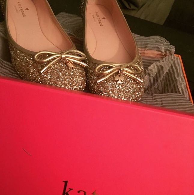Brides wearing flats