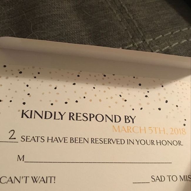  How to word an rsvp card - 1