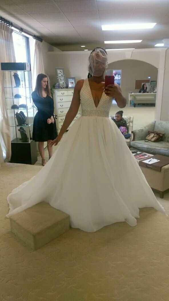 Can't find the dress!