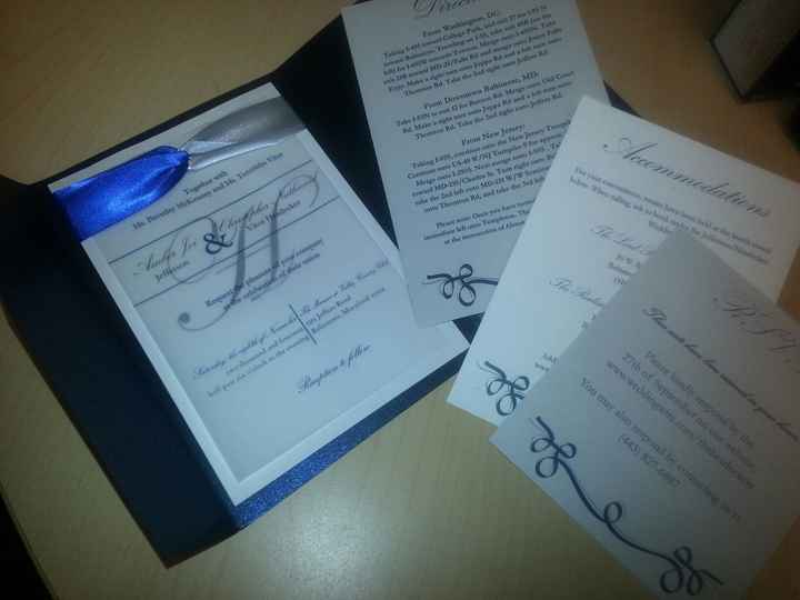 DIY Wedding invitations