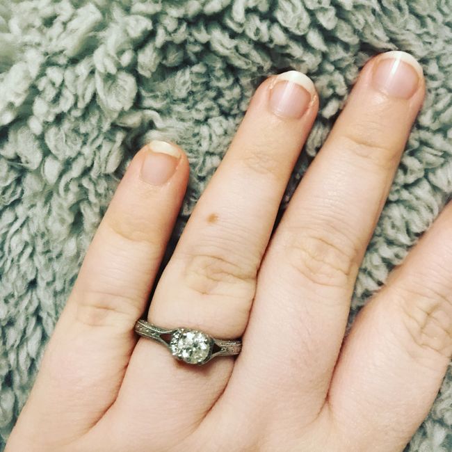 Show me your unique engagement rings! 1