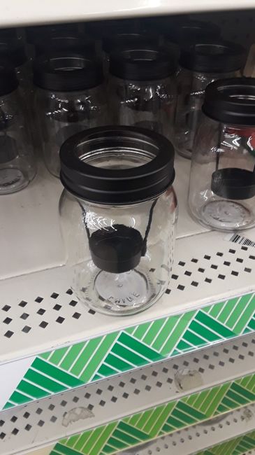 dollar tree jar centerpiece
