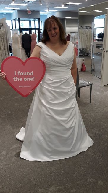 my dress the day I said yes