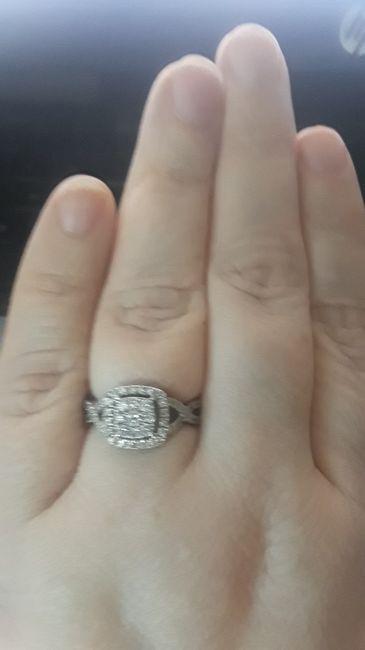 Show me your engagement rings and bands 10