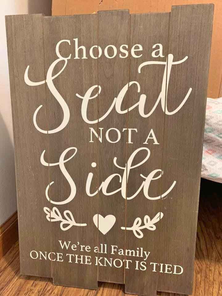 ceremony sign