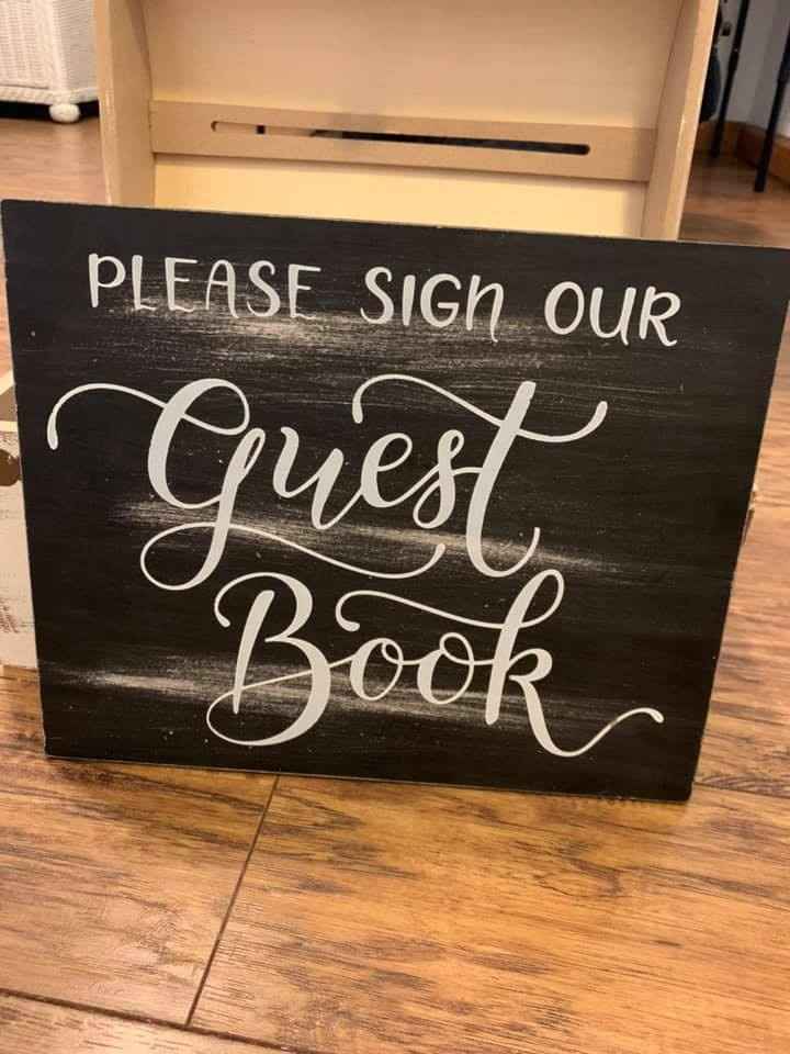 guest book sign
