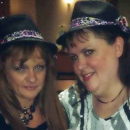 a friend's bachelorette party (before I lost weight)