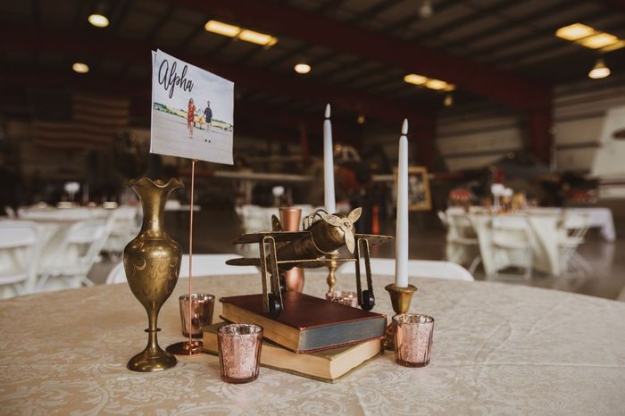 Does it look funny if the centerpieces are different colors? - 1