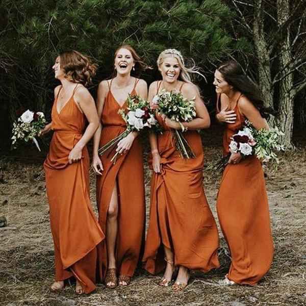 Bridesmaid dresses to match groomsmen ties? 2