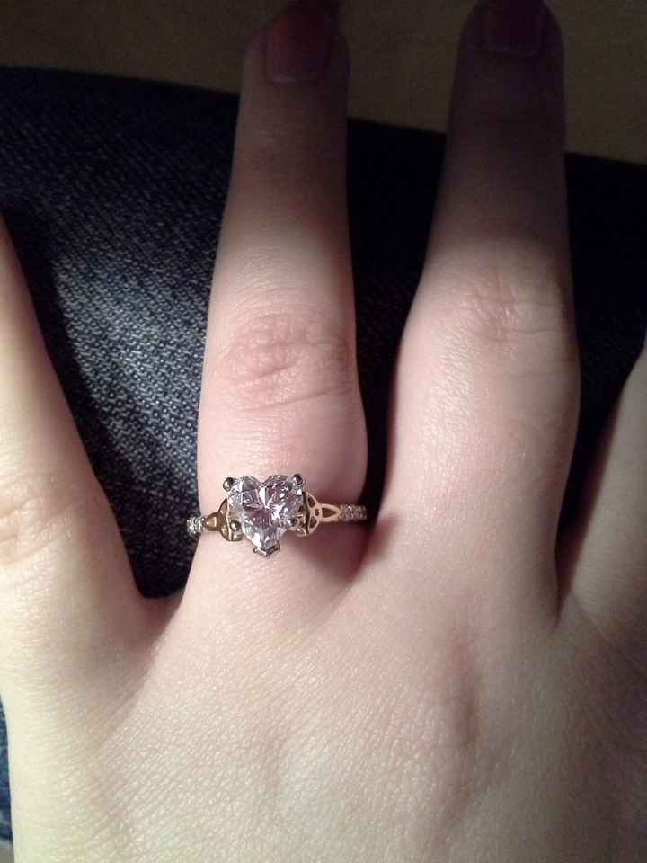 Heart engagement rings!!