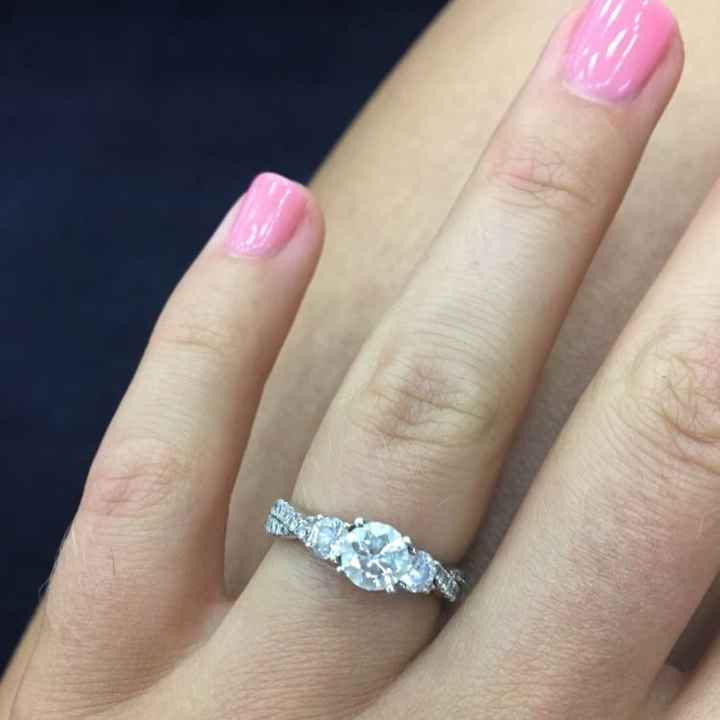 SHOW OFF YOUR RINGS LADIES!! I wanna see that bling!!!